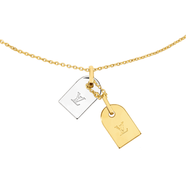 18K Louis Nanogram Necklace - 图片 2