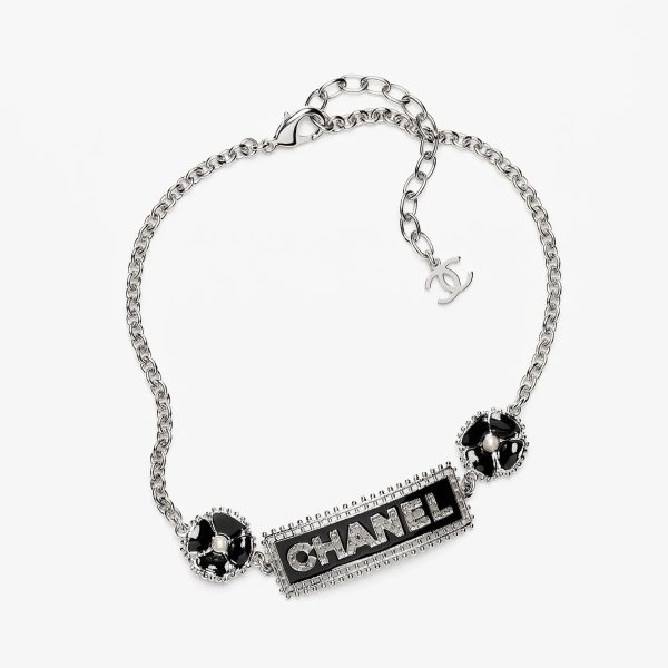 18K CC Resin Diamonds Necklace