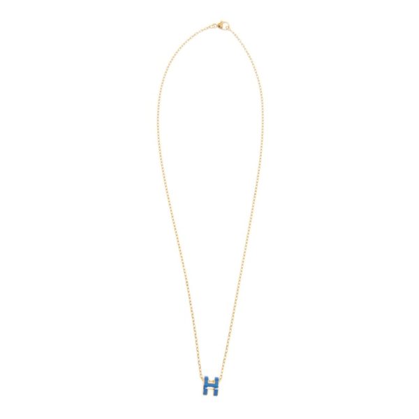 18K Mini Pop H Blue Necklace - 图片 5