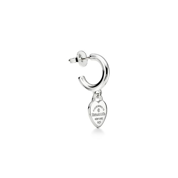 18K Return to Tiffany Hoop Earrings - 图片 2