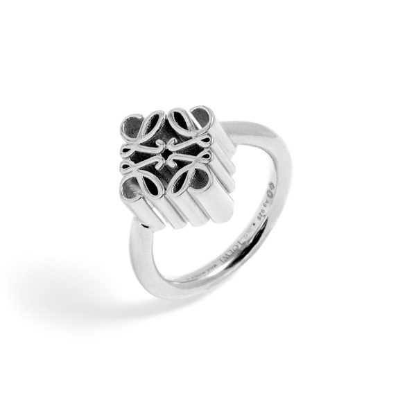 18K Anagram Single Anagram Ring - Image 6