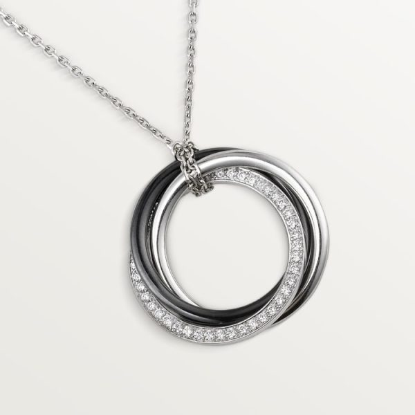 18K Trinity Diamonds Necklace - 图片 3