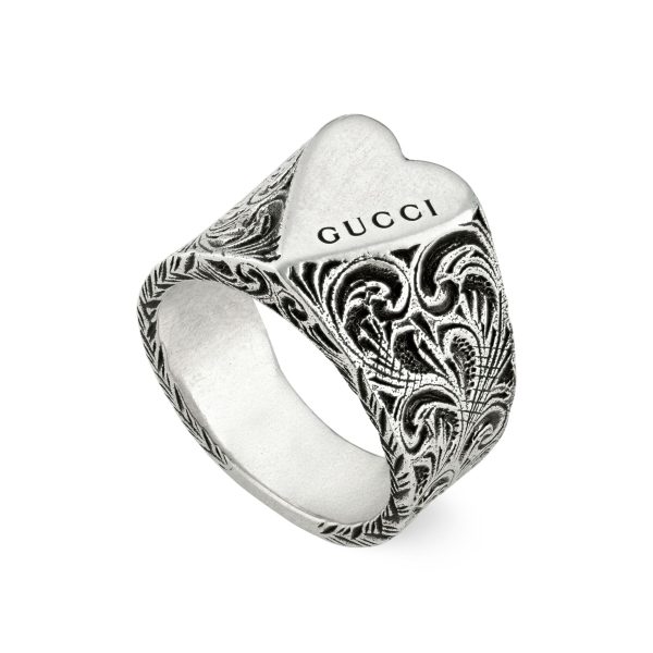 Double G Heart Ring