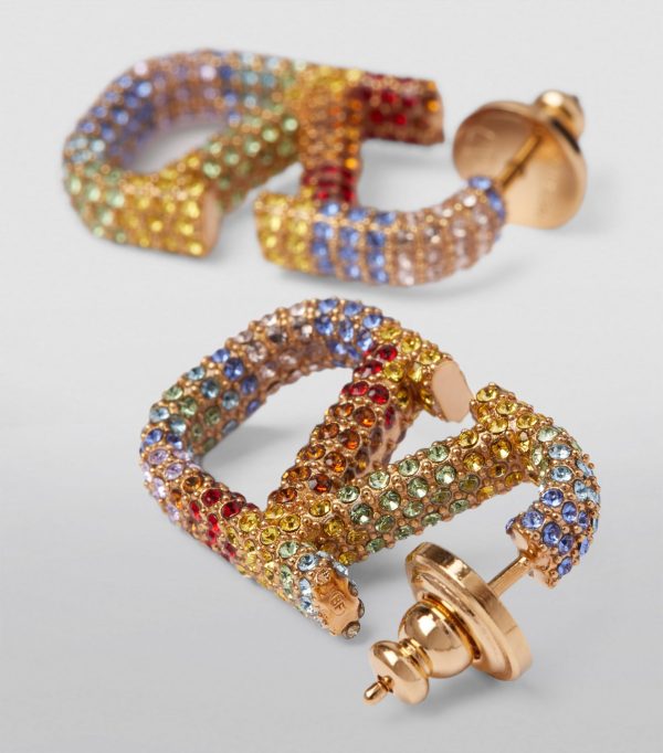 18K Garavani Vlogo Signature Earrings - 图片 5