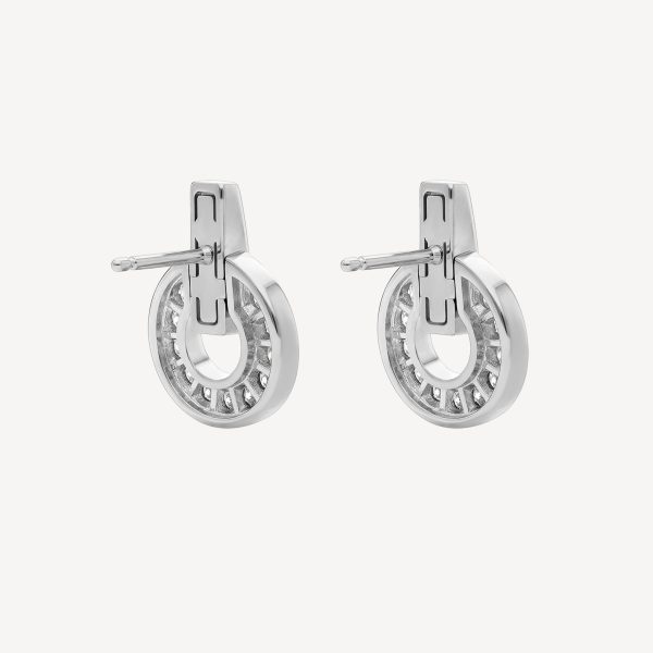 18K BV White Gold Earrings - Image 6