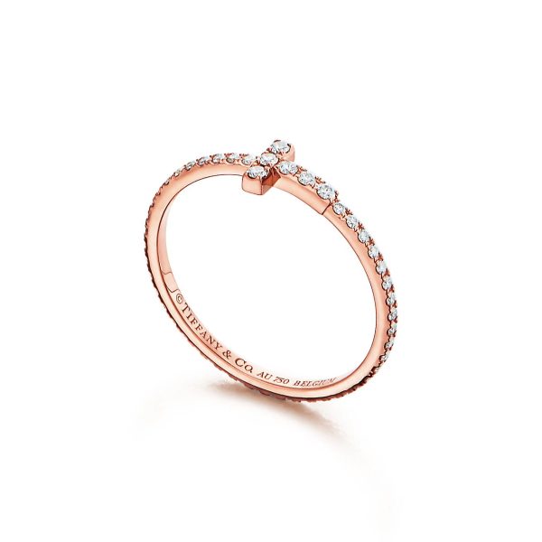 18K T Diamond Wire Ring - 图片 2