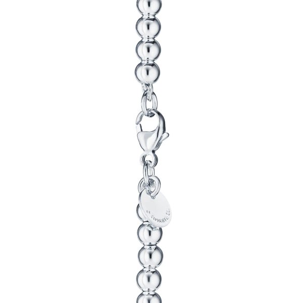 18K Return to Tiffany Pink Heart Tag Bead Bracelet - 图片 3