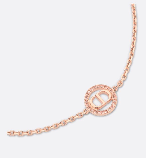 18K Petit CD Pink Crystals Bracelet - 图片 3