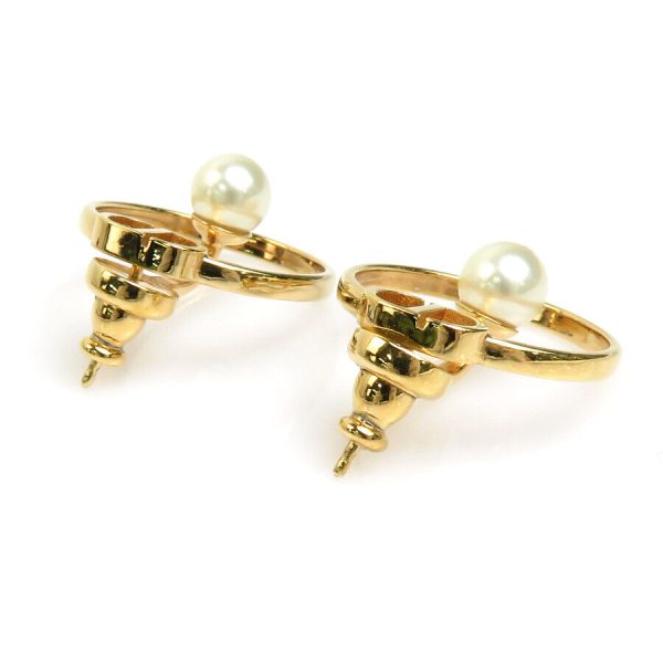 18K CD 30 Montaigne Pearl Earrings - 图片 6