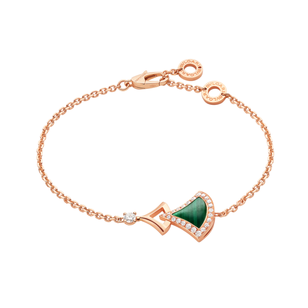 18K Divas' Dream Malachite Bracelet