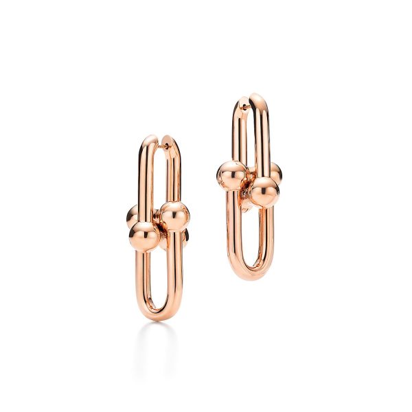 18K T HardWear Extra Large Link Earrings - 图片 2