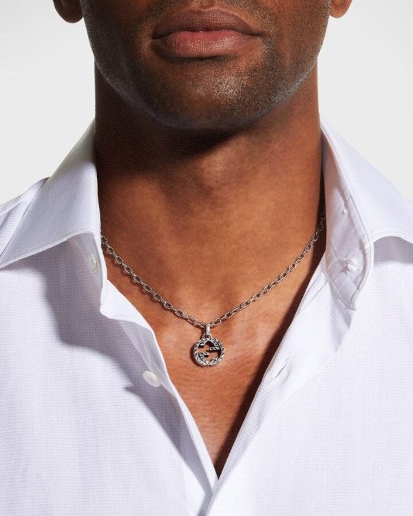 Double G Interlocking G Pendant Necklace - Image 2