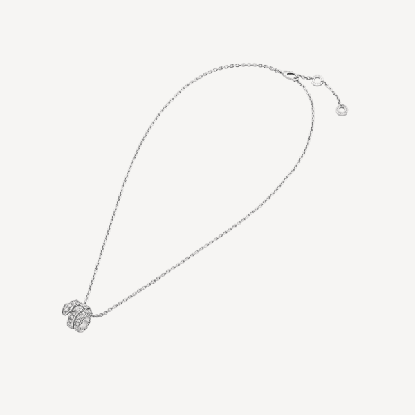 18K BV Serpenti Viper Pave Diamonds Necklace - 图片 5