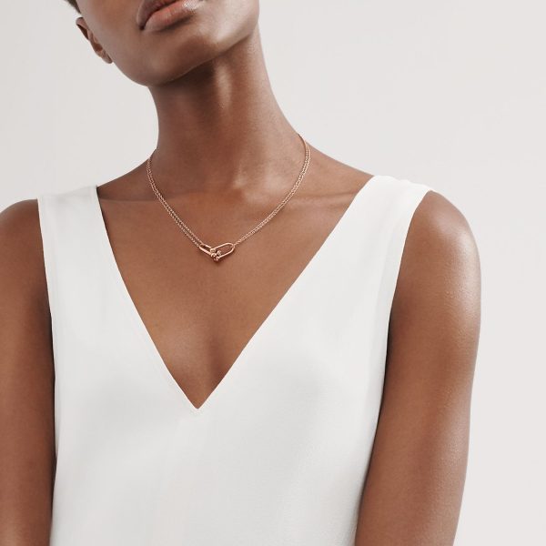 18K T HardWear Double Link Necklace - 图片 2