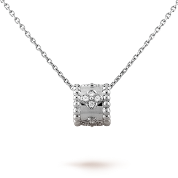 18K Perlée Clovers Pendant Necklace