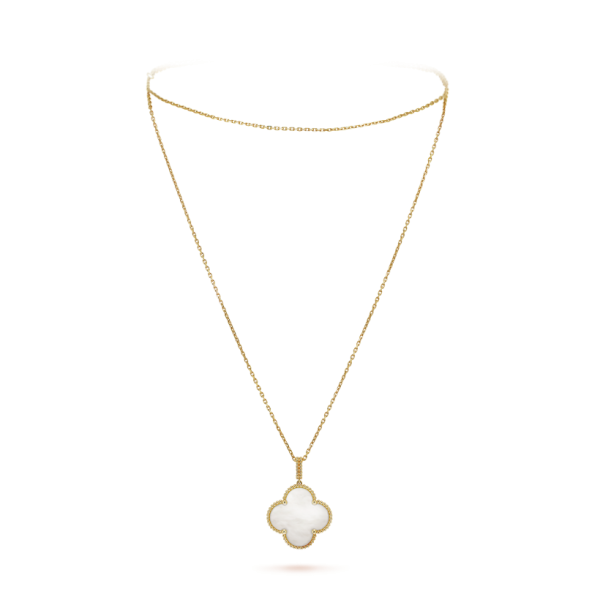 18K Magic Alhambra One Motif Pearl Necklace