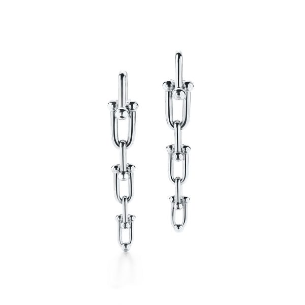 18K T HardWear Graduated Link Earrings - 图片 4