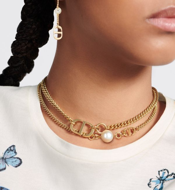 18K CD 30 Montaigne Choker Necklace - 图片 2