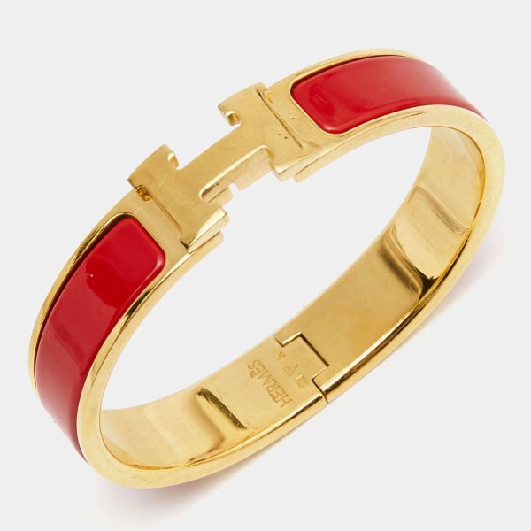 18K Clic H Red Bracelet - 图片 5