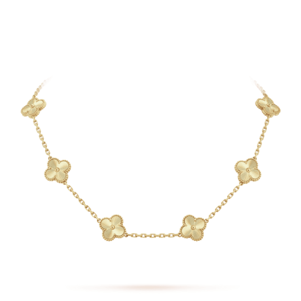 18K Vintage Alhambra 10 Motifs Necklace - 图片 2
