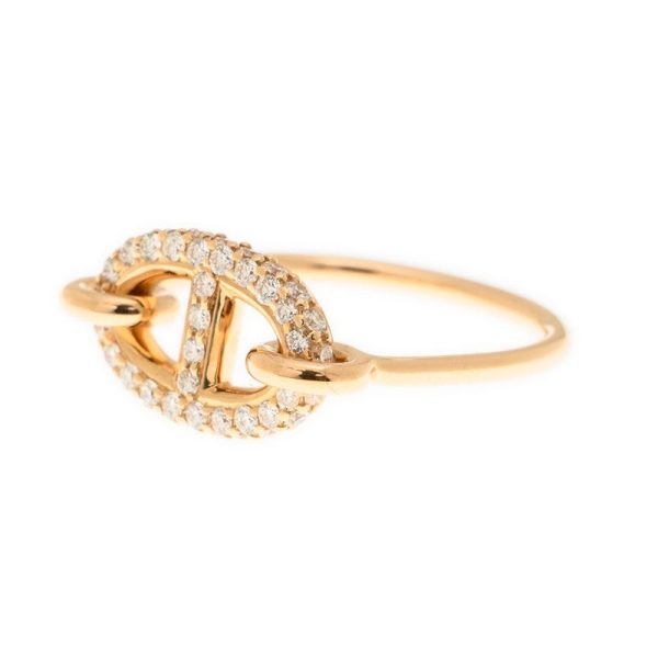18K Farandole Diamond H Ring - 图片 3