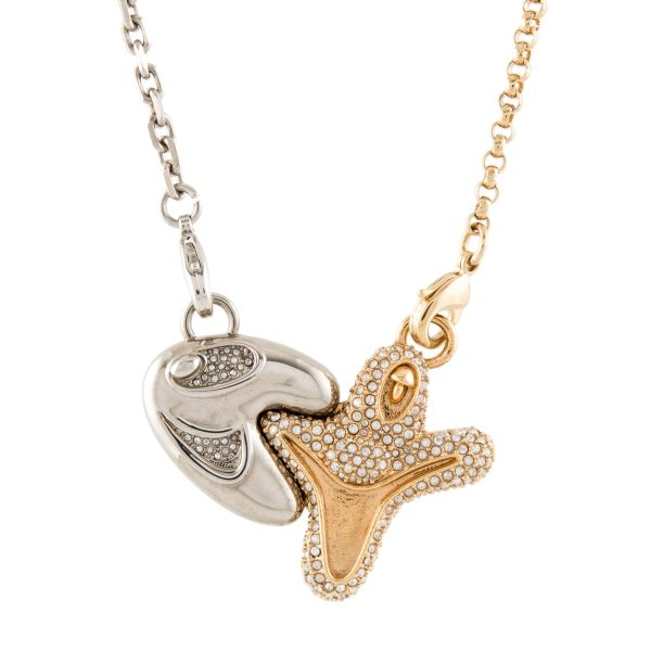 18K CD Homme x Kenny Scharf Crystal Pendant Necklace - 图片 2