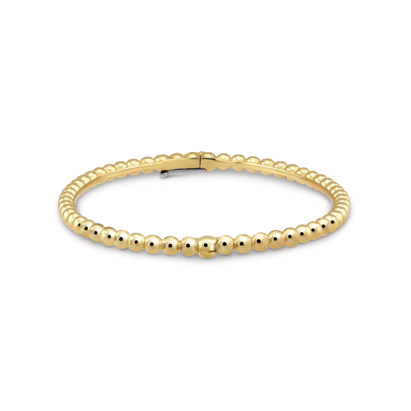18K Yellow Gold Perlée Pearls Bracelet - 图片 2