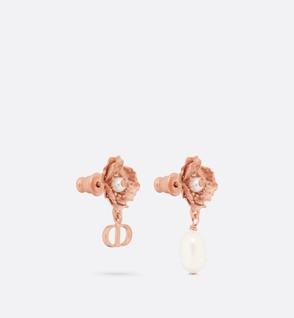 18K CD D-Millefiori Earrings - 图片 6