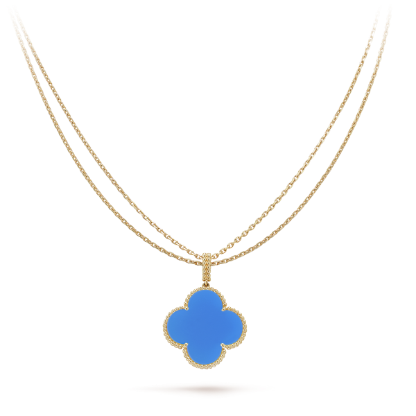 18K Magic Alhambra Agate Clover Necklace - 图片 4