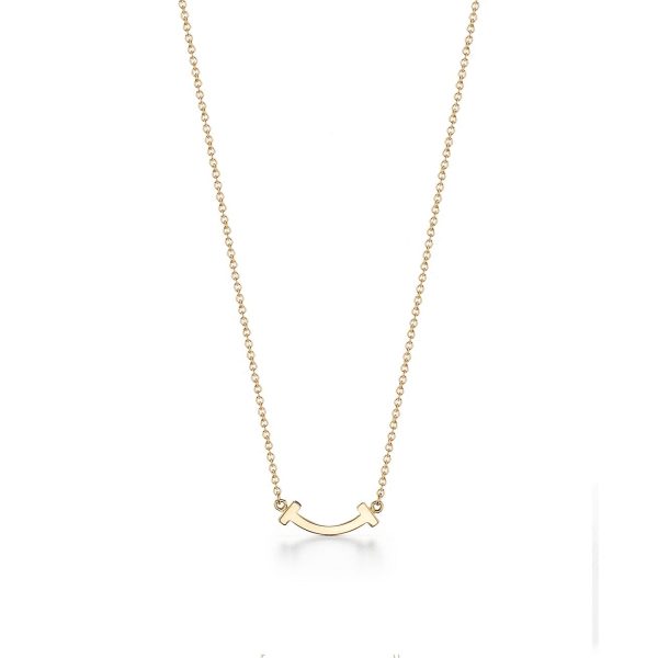18K T Small Diamond Pendant Necklace - 图片 2