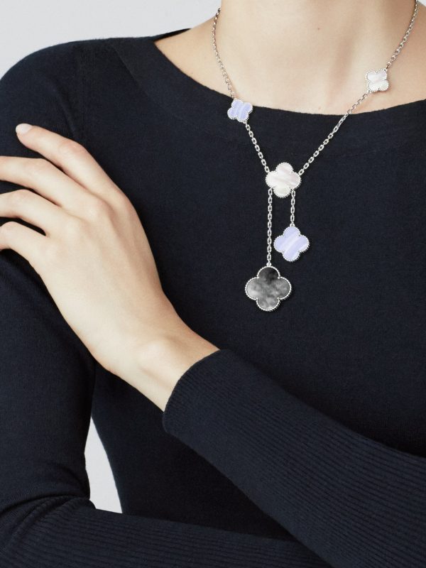 18K Magic Alhambra Six Motifs Necklace - 图片 3