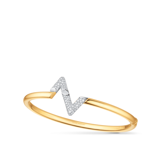 18K Louis Volt Upside Down Bracelet - 图片 2