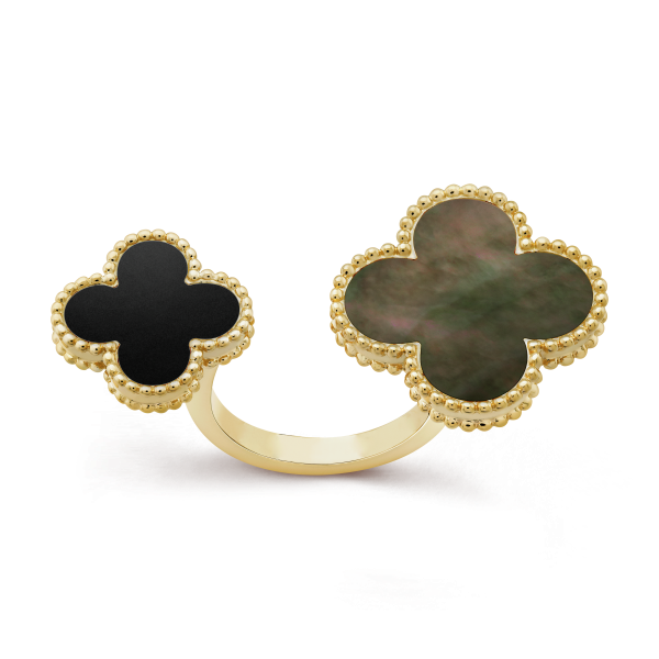 18K Magic Alhambra Clover Ring - 图片 2