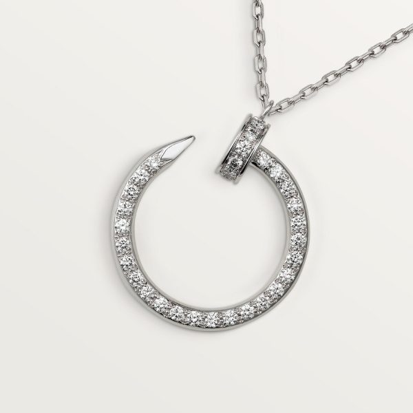 18K Juste Un Clou Diamonds Necklace - 图片 2