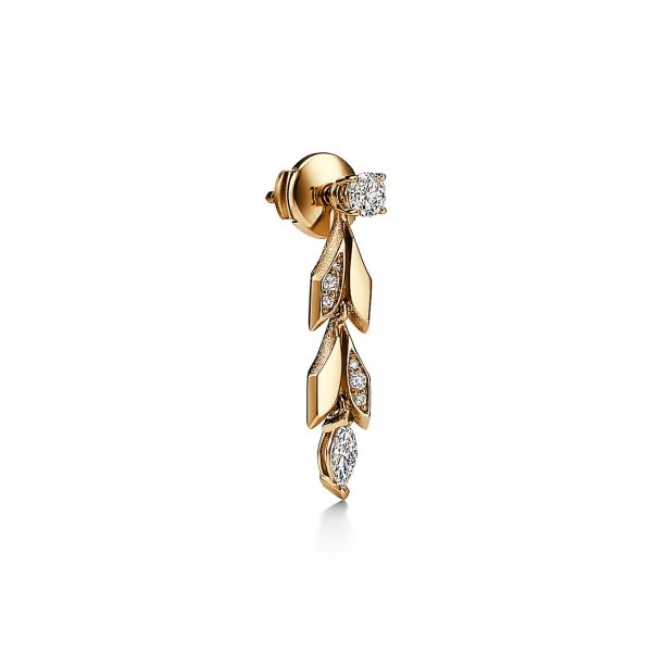 18K T Victoria Vine Convertible Drop Earrings - 图片 7