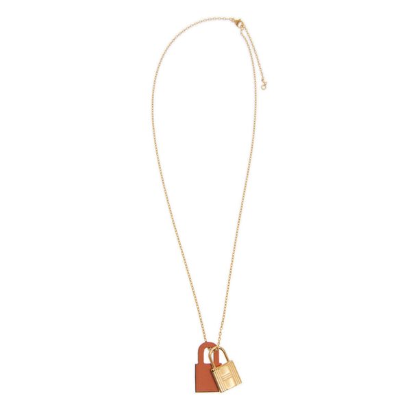 18K O'Kelly Orange Pendant H Necklace - 图片 4