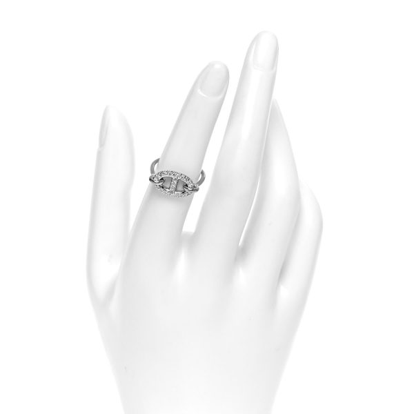 18K Farandole Diamond H Ring - 图片 3