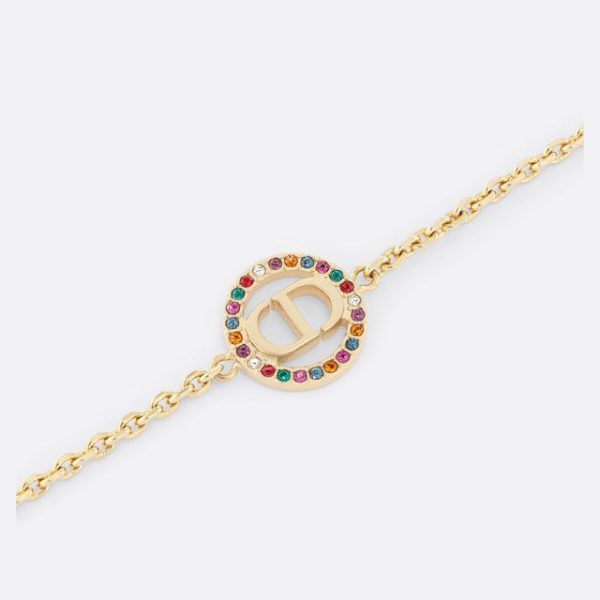 18K Petit CD Multicolor Crystals Bracelet - 图片 2