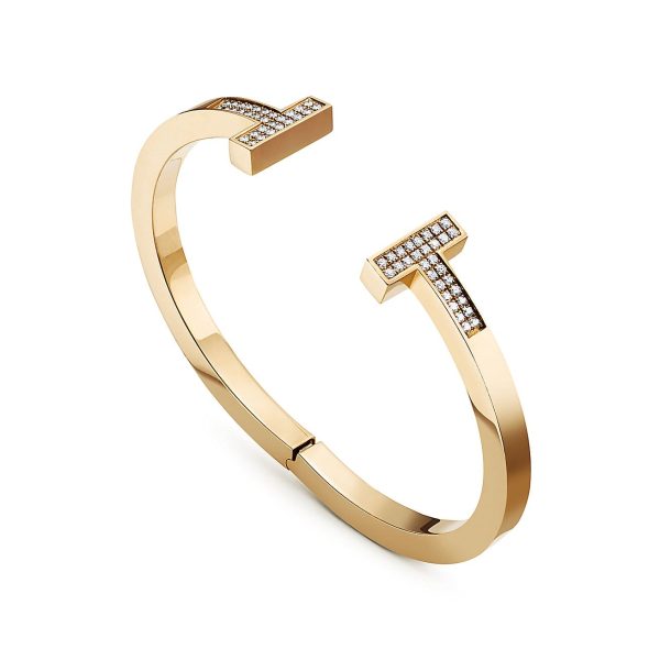 18K T Diamond Square Bracelet - 图片 8