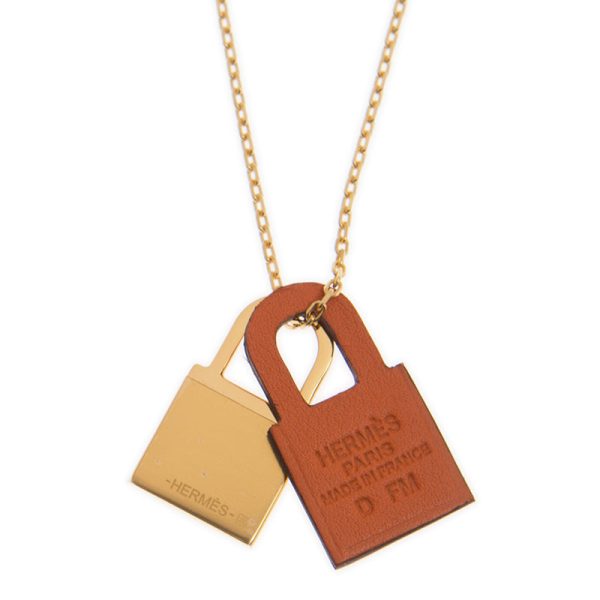 18K O'Kelly Orange Pendant H Necklace - 图片 3