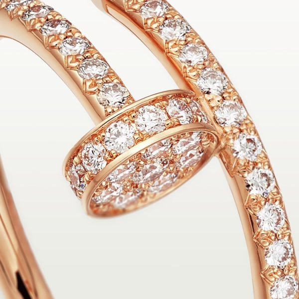 18K Juste Un Clou Diamond Ring - 图片 5