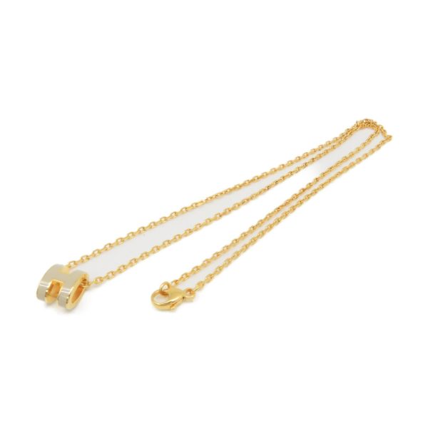 18K Mini Pop H Grey Necklace - 图片 7
