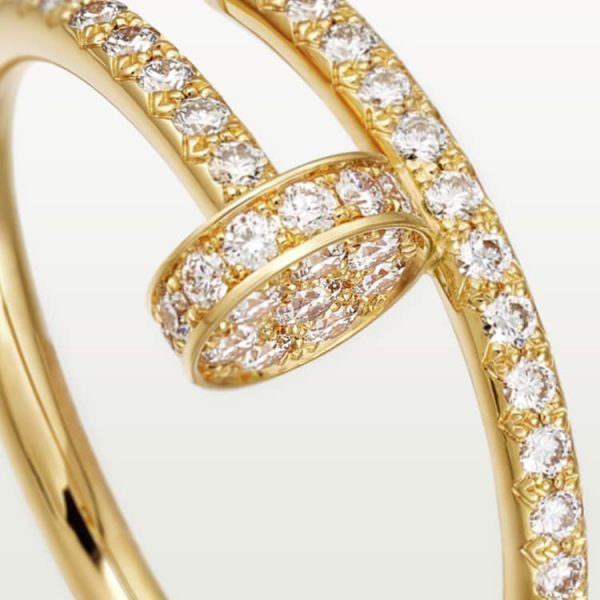 18K Juste Un Clou Diamond Ring - 图片 5
