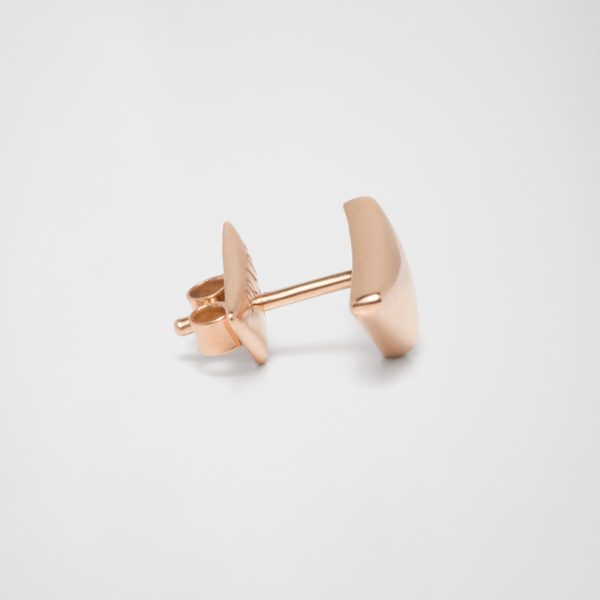 18K Pra Triangle Earrings - 图片 4