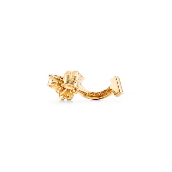18K T Smile Diamonds Earrings - 图片 5