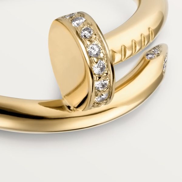 18K Juste Un Clou Diamonds Ring - 图片 4