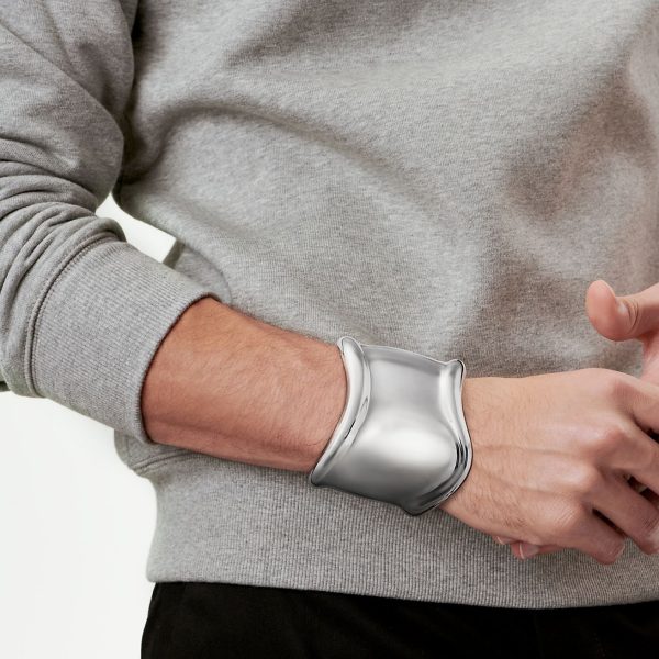 Elsa Peretti Medium Bone Cuff Bracelet - 图片 4
