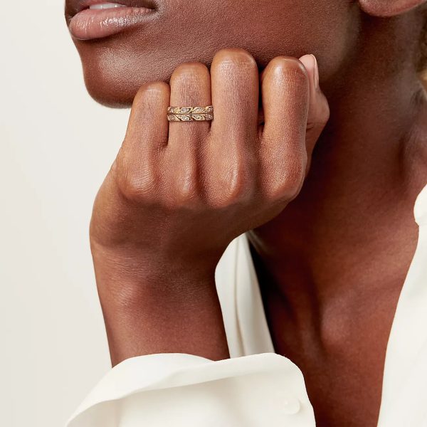 18K Yellow Gold Victoria Vine  Ring - 图片 5