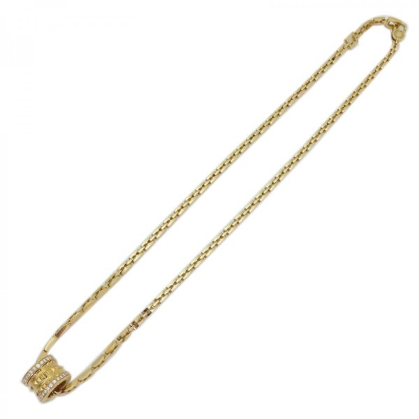 18K B.ZERO1  Diamonds Chain Link Necklace - 图片 9