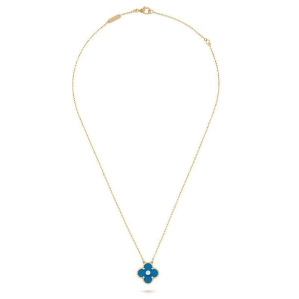 18K Vintage Alhambra Agent Clover Necklace - 图片 2